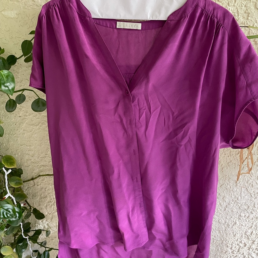 Hinge button up blouse